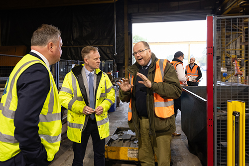 George Freeman MP at H Young Structures